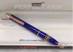 Perfect Replica AAA Montblanc Starwalker Rose Gold Clip Blue Ballpoint Pen